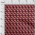 thumbnail image 1 of oneOone Georgette Viscose Fabric Square & Floral Block Decor Fabric Printed BTY 42 Inch Wide, 1 of 4