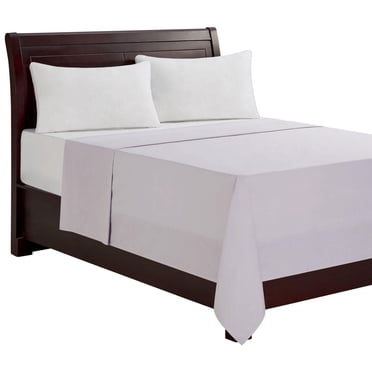 Hometrends 300 TC Brushed Percale Flat Sheet