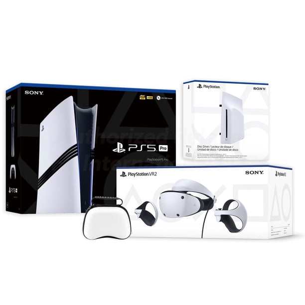 PlayStation 5 Pro & PSVR2 Deluxe Combo, VR2 Headset, Sense