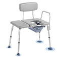 thumbnail image 1 of VEVOR 4-in-1 Bedside Commode Chair Raised Toilet Seat 500 lbs Adjustable Height, 1 of 9
