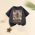 thumbnail image 2 of Akiihool T-Shirts Graphiques Garçons Ados Coton Manches Courtes T-Shirt pour Enfants Col Rond pour Garçons et Filles (Gris, 9-10 Ans), 2 of 3