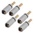 thumbnail image 3 of Audio Banana Plug, Serrated Banana Plug Strong Connection   For Siding For 12 AWG To 18 AWG Speaker Wire Red,Black, 3 of 8
