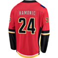 thumbnail image 2 of Travis Hamonic Calgary Flames NHL Fanatics Breakaway Home Jersey, XX-Large, 2 of 3