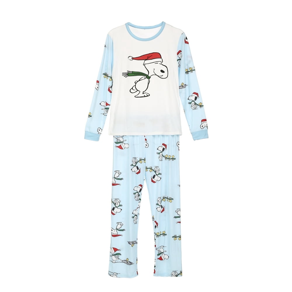 Family Matching Pjs Mens Women Kids Snoopy Pyjamas Nightwear PJs Sets Men S