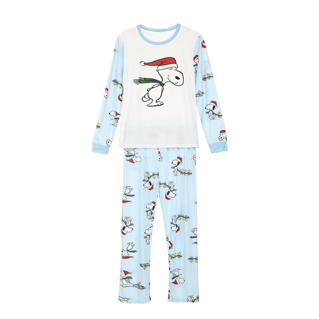 Family Matching Pjs Mens Women Kids Snoopy Pyjamas Nightwear PJs Sets Men S