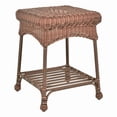 thumbnail image 1 of Jeco Wicker Patio End Table in Honey, 1 of 7