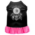 thumbnail image 1 of Free Spirit Screen Print Dog Dress Black With Bright Pink Med (12), 1 of 2