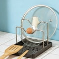 thumbnail image 1 of Two in One Kitchen Countertop Organizer with Stainless Steel Lid and Cutlery Rack for Space Saving and Easy Cleaning, 1 of 5
