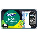 Swiffer Heavy Duty Mop Wet Multi-Surface Cloth Refills for Floor Mopping and Cleaning, Gain Scent, 10 Count