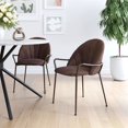 thumbnail image 2 of ZUO Kurt Dining Chair (Set of 2) Dark Brown, 2 of 12
