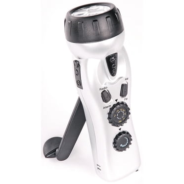 Lampe de poche d'urgence 4-en-1 de North 49 avec radio/alarme