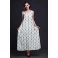 thumbnail image 2 of Bimba Robe Longue Sans Manches à Bretelles Spaghetti Imprimée en Rayonne Shibori pour Femmes - TG, 2 of 4