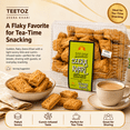 thumbnail image 2 of Teetoz Zeera Khari Cumin Puff Pastry – Crispy & Flaky Tea Time Snack, 200g, 2 of 9