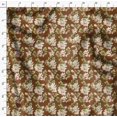 thumbnail image 4 of Soimoi Poly Georgette Fabric Leaves & Magnolia Floral Decor Fabric Printed Yard 52 Inch Wide, 4 of 5