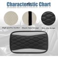 thumbnail image 4 of ORUYROP Car Center Console Cover, Universal Leather Waterproof Armrest Seat Box Cover Protector, Comfortable Car Decor Accessories Fit for Most Cars, Vehicles, SUVs-Gray, 4 of 7