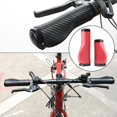thumbnail image 3 of maskred Poignées de Guidon Universelles pour Vélo de Montagne Légères et Amortissantes Longues Courtes Rouges Diamètre 22,2 mm 1 Ensemble, 3 of 6