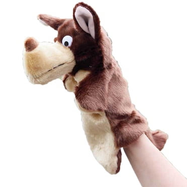 TopLLC Hand Puppet Small Animals Soft Plush Hand Puppets, Suitable For Children's Storytelling Teaching Kindergartenrole-playing Boys And Girls Gifts