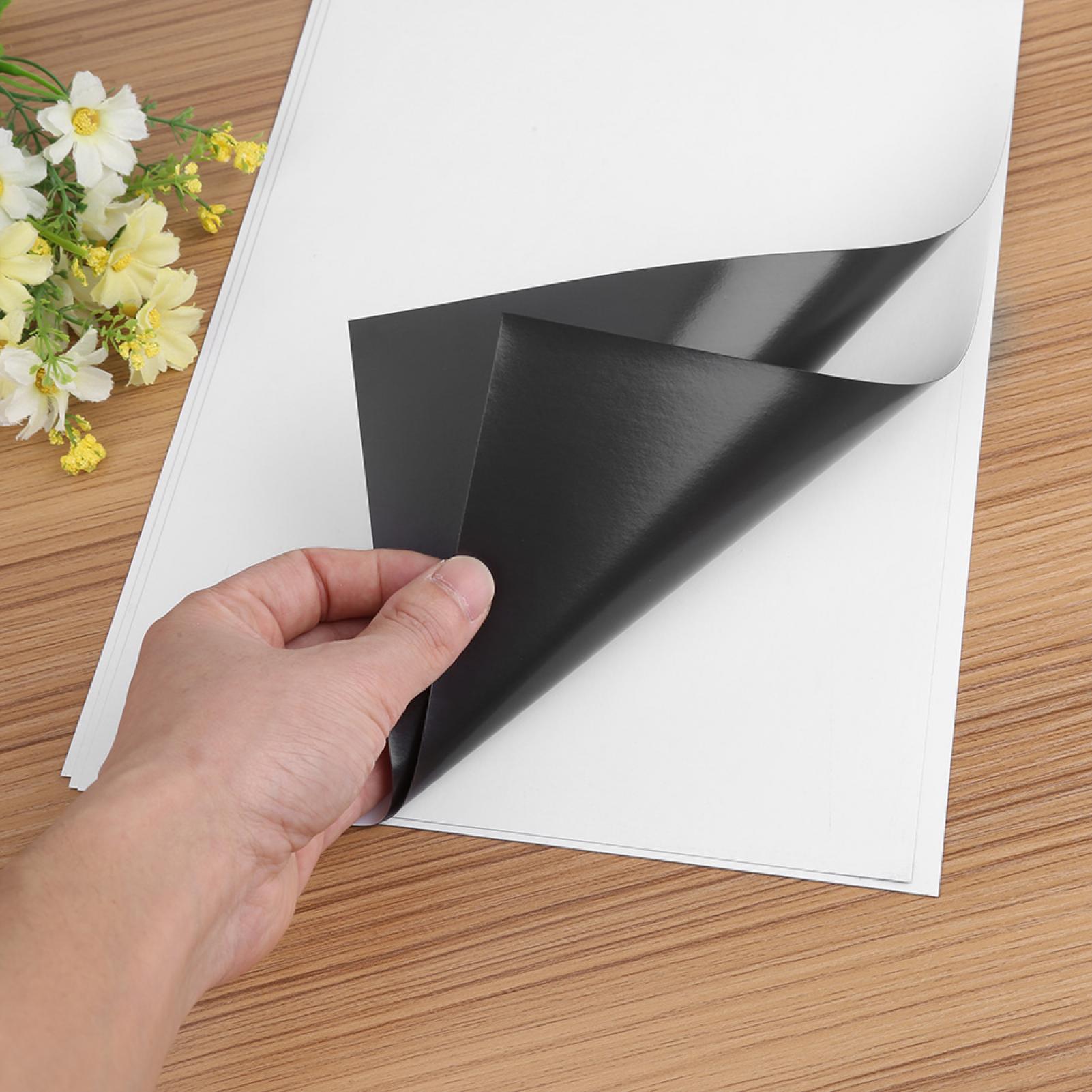 Dioche Magnetic Sheet, Durable A4 Magnetic Paper, For Fridges Iron Doors For Iron Surface For Common Inkjet Printer