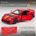 thumbnail image 1 of Bburago1:64 Ferrari SP3 458 599 ENZO F12 Model Small Collection Car Alloy Model Toy Gift Scene Decoration Classic and Exquisite,812 COMPETIZIONE, 1 of 7