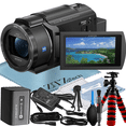 thumbnail image 1 of Sony FDR-AX43 Caméscope Handycam 4K Ultra HD avec Trépied + Trousse de Nettoyage + Ensemble d'Accessoires ZeeTech, 1 of 5