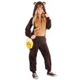 thumbnail image 4 of Brown Bear Adult Jumpsuit Costume, 4 of 4