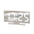 thumbnail image 1 of Bgsha 1PC Led Electronic Clock Desktop Clock Simple Alarm Clock Curved Screen Clock, 1 of 9