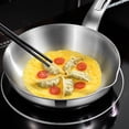 thumbnail image 4 of 1PC 316 Stainless Steel Egg Frying Pan Multi Layer Bottom Small Skillet Compatible With Induction Stoves Home Kitchen Cookware,Stainless Steel Fry Pan,Induction Skillet,6", 4 of 4