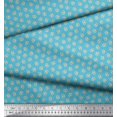 thumbnail image 2 of Soimoi Rayon Crepe Fabric Dot & Pretzels Food Print Fabric by Yard 46 Inch Wide, 2 of 3