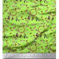 thumbnail image 1 of Soimoi Tissu Popeline de Coton Attrape-Rêves & Tissu Imprimé Butterfly au Mètre 56 Pouces de Large, 1 of 3