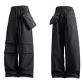 thumbnail image 3 of Salopette à Jambe Grand pour Femme à Séchage Rapide - Taille Élastique, Multiples Poches, Imperméable - Pantalon de Randonnée Extérieur, 3 of 3