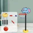 thumbnail image 2 of Panier de Basketball en Forme d'Éléphant B pour Enfants, Hauteur Ajustable, Jeu Intérieur Extérieur, 2 of 8