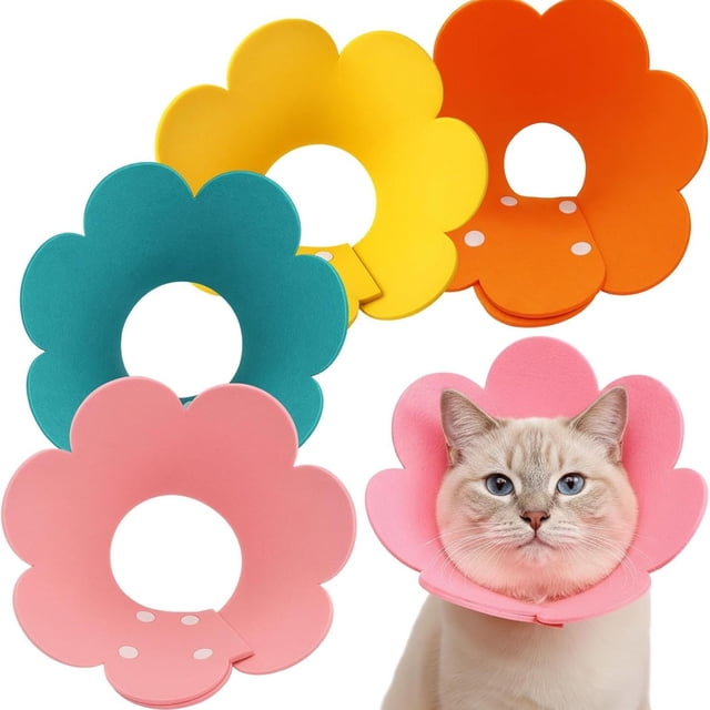 Miogawg 4-piece Adjustable Pet Collar Cats Neck Collar