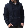 thumbnail image 1 of Men's Casual Hooded Cardigan with Button Detail and Long Sleeves, 1 of 6