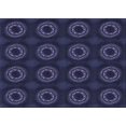 thumbnail image 1 of Ahgly Tapis Rectangulaire Lavable en Machine Intérieur Transitionnel Violet Pervenche Profond, 2 Pieds x 5 Pieds, 1 of 7