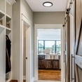 thumbnail image 4 of Westinghouse 12-inch Black 22 Watt LED Flush Mount Ceiling Fixture with Color Temperature Selection, 4 of 4