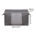 thumbnail image 2 of zanvin Sacs de Rangement pour Garde-Robe, Grands Sacs de Rangement, Bacs de Rangement pour Vêtements, Organisateur de Garde-Robe Pliable, Contenants de Rangement avec Poignées Durables pour Couverture, Couettes, Lit, 2 of 4