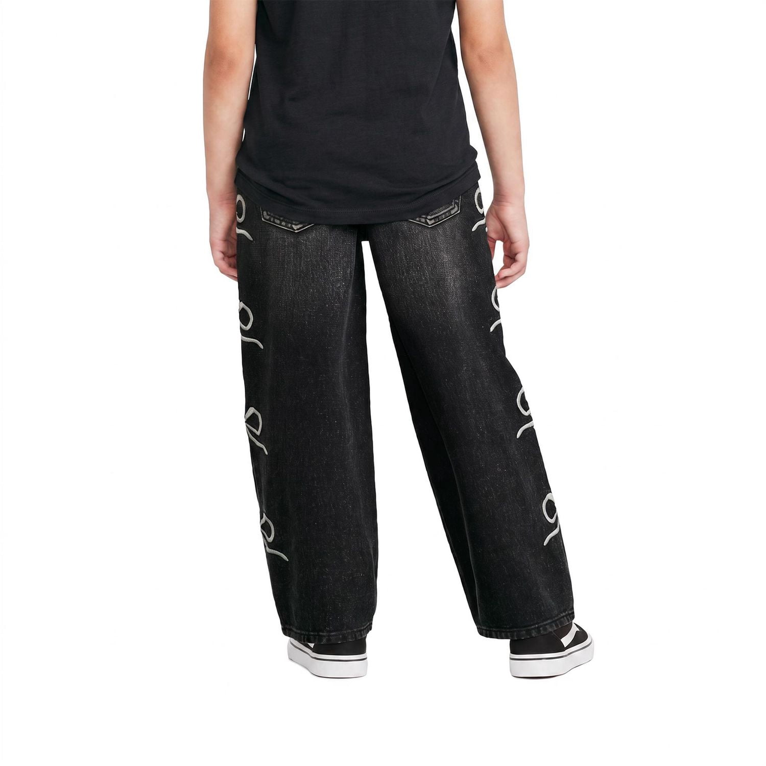 George Girls' Side Bow Embroidered Jean