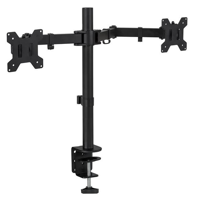 Support de Bureau à Double Moniteur de 27 Po pour Écrans d'Ordinateur LCD LED