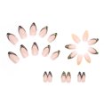 thumbnail image 2 of Fofosbeauty 24 pcs Almond Fake Nails Tips, Medium Press on French Nails, Stylishness, 2 of 6
