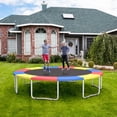 thumbnail image 3 of Gymax 14FT Trampoline Replacement Safety Pad Universal Trampoline Cover Multi-color, 3 of 10