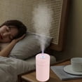 thumbnail image 4 of Portable Mini Humidifier for Bedroom, Office & Nursery - 320ml Cool Mist Humidifier with 2 Spray Modes, Auto Shut-Off, Quiet Operation (<18dB), Color LED Night Light - White, Pink, Black Options, 4 of 6