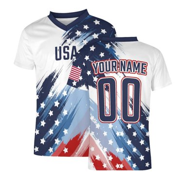 Custom USA Soccer Jersey 2026 Personality Jersey Shirts With Name Number Pride T Shirts Football Team Fans