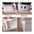 thumbnail image 4 of Contenant pour Mijoteuse, Boîte Transparente pour Mijoteuse pour le Rangement des Aliments, 4 of 7