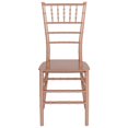 thumbnail image 4 of 2 Pk. HERCULES Series Rose Gold Resin Stacking Chiavari Chair, 4 of 8