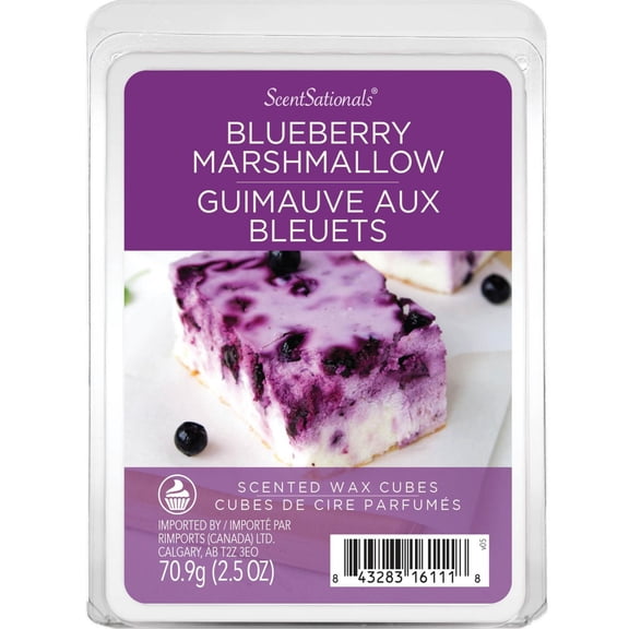 ScentSationals, Cubes de cire parfumés - Guimauve aux bleuets