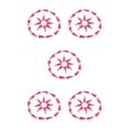 thumbnail image 2 of Ruiboury 100pack/lot Stand Out Unique Tassel DIY Tassel Accessory For Keychain Gifts Rose Red-Silver 5Set, 2 of 6