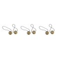 thumbnail image 3 of yingyy 1/2/3/5 2 Pieces Curtain Tieback Round Polyester Replacement Simple Style Household Kitchen Sunshade Drape Fixing Fastener Bronze 3PCS, 3 of 6