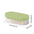 thumbnail image 3 of TIELUTT Food Grade with Lid Easy to Store Ice Tray Storage Container Organizer Vacuum Seal Coffee Container Small Containers for Organizing Organizers Divided Food Storage Containers with Lids, 3 of 6