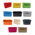 thumbnail image 4 of mmirethe Made With Felt Cosmetic Bag Durable And Stylish Storage Solution Large Capacity Felt Insert Bag Rose Red, 4 of 6