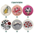 thumbnail image 4 of Amdohai Embroidery Kit for Beginners Cross Stitch Kits Include European Embroidery Special Clothe with Floral, 4 of 8